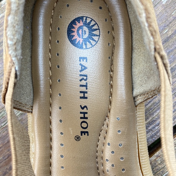 Vintage Earth Shoe Brown Suede Leather Sandal - Picture 6 of 8